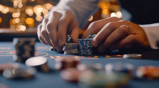 Live-dealer studio with multi-camera feed and roulette wheel at presidenslot l