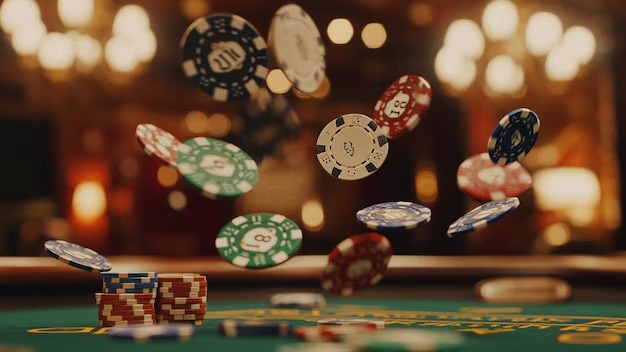 Mobile view of presidenslot l baccarat table with QRIS deposit modal